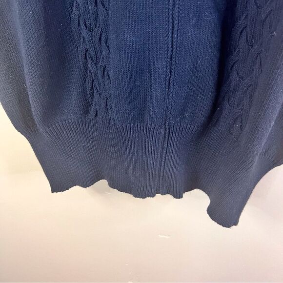 Weekend Max Mara Womens Made in Italy Short Sleeve Zippered Black Sweater Size L - Picture 4 of 6